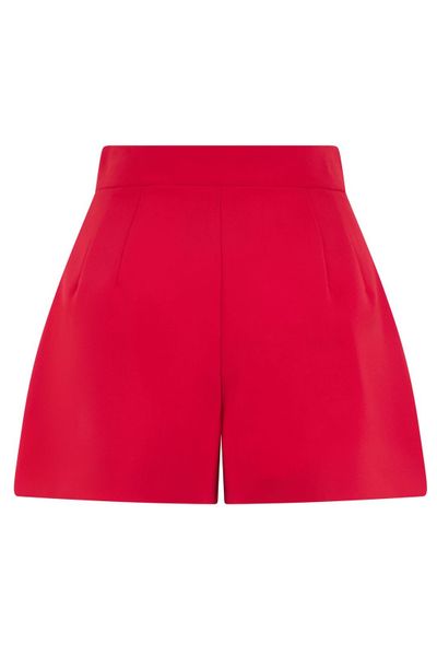 Moschino High-Waist Patch-Pocket Shorts