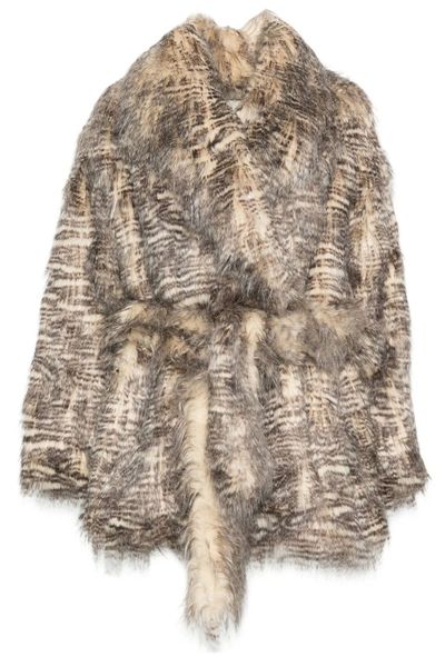 Entire Studios Belted Shearling Coat