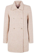 TWINSET Sequin-Embellished Double-Breasted Coat