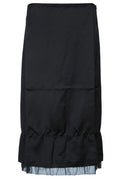 Totême Layered Satin Skirt