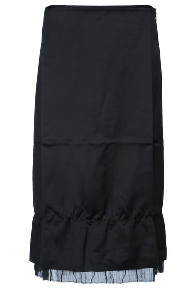 Totême Layered Satin Skirt