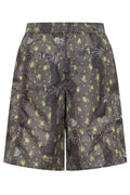 Ganni Printed Nylon Bermuda Shorts