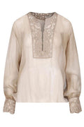 Ermanno Scervino Embroidered Panel Top