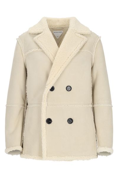 Bottega Veneta V-Neck Double-Breasted Coat