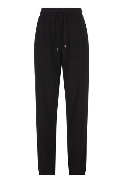 Loro Piana Merano Drawstring Knitted Trousers
