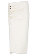 Paco Rabanne Gathered Detailed Midi Skirt