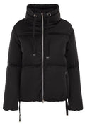Herno High-Neck Drawstring Zip-Up Jacket