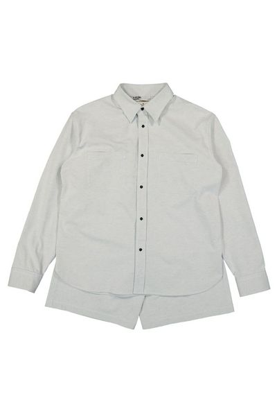 Maison Mihara Yasuhiro Logo-Patch Deconstructed Combo Shorts