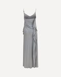 Versace Draped Jersey Maxi Dress