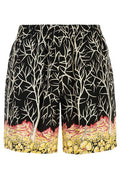 Y's Ma Hawaiian Printed Shorts
