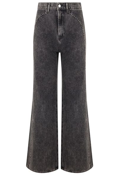 Veronica Beard Studded Flared Jeans