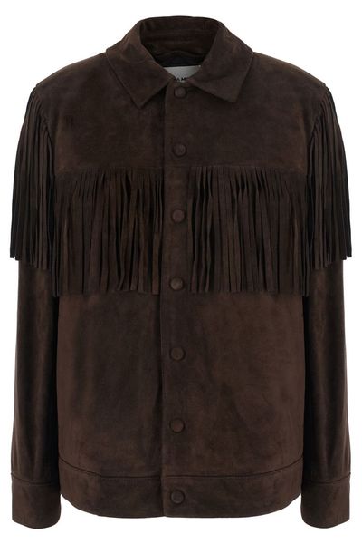Frame Rodeo Fringed Suede Jacket