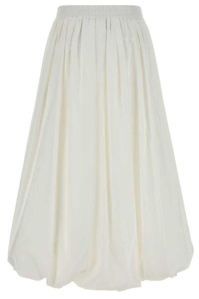 Weekend Max Mara Nuvole Gathered Midi Skirt