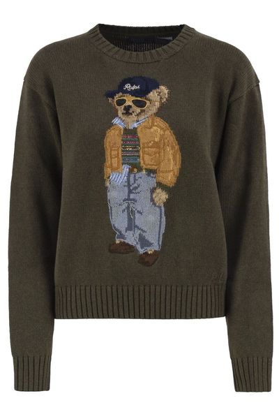 Polo Ralph Lauren Polo Bear Intarsia Knit Sweater