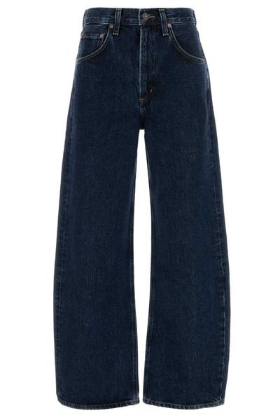 AGOLDE Buttoned Tapered Leg Jeans