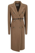Sportmax Ghia Double-Breasted Belted Trench Coat