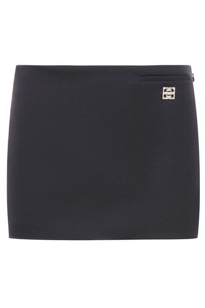 Givenchy Logo Plaque Mini Skirt