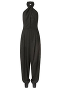 Genny Halterneck Open-Back Jumpsuit