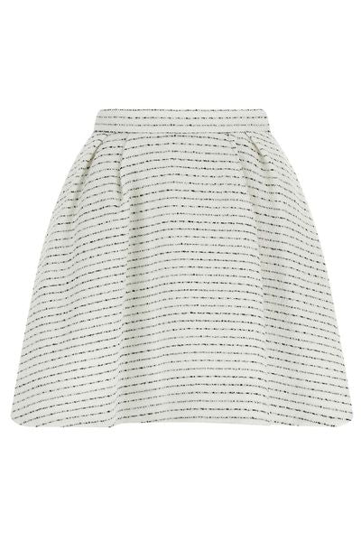 Alessandra Rich Striped Tweed Skirt