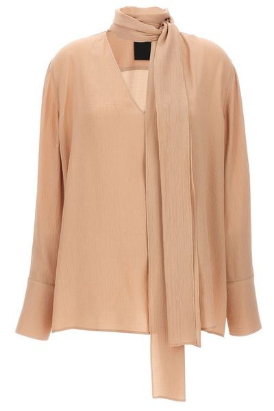 Givenchy Pussy Bow Long-Sleeved Blouse