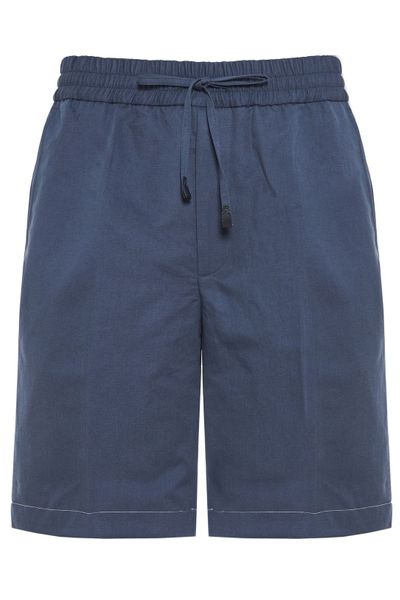 Brioni High Waist Drawstring Shorts