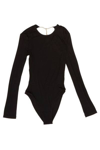 Saint Laurent Cassandre Backless Bodysuit
