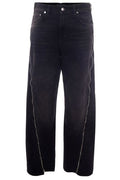 Haikure Zip-Detailed Straight-Leg Jeans