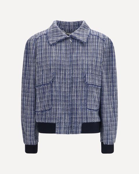 Kiton Zip-Up Tweed Jacket