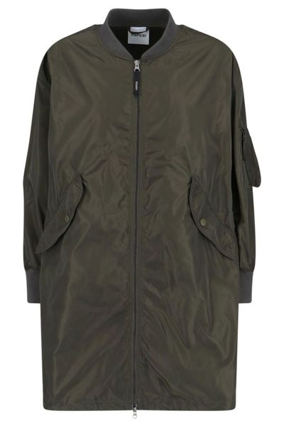 Aspesi Long Sleeved Zip-Up Coat