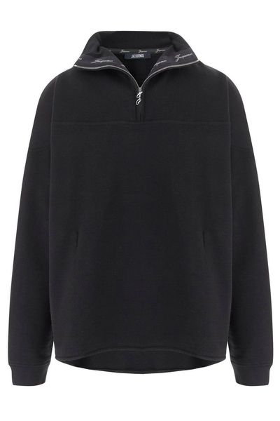 Jacquemus The Rond Carré Zipped-Rollneck Sweatshirt