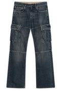 Balenciaga Straight-Leg Cargo Jeans