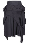 ALAINPAUL Draped Layered Shorts