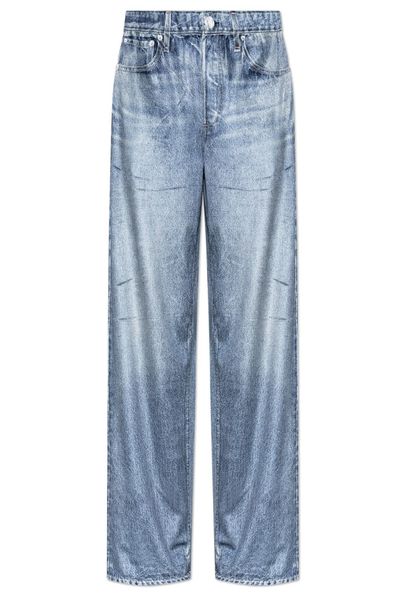 Rag & Bone Velvet Wide-Leg Jeans