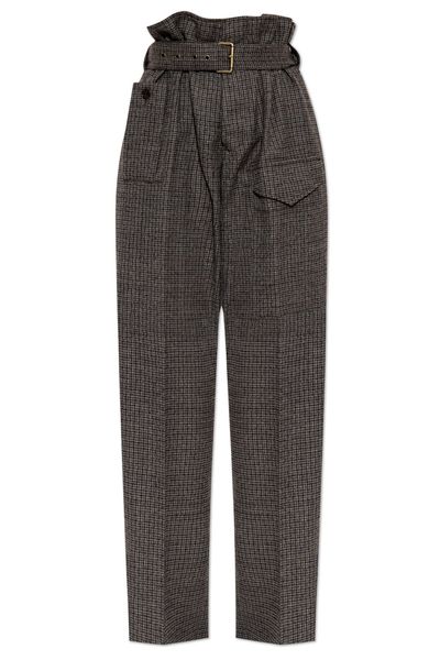 Etro High-Waist Pleated Pants