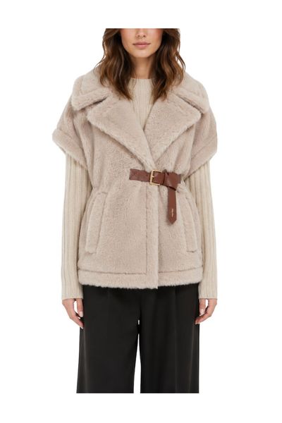 Max Mara Mxmalcuno Cropped Biker Jacket
