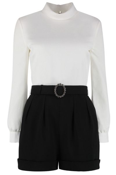 Saint Laurent High Waist Backless Playsuit