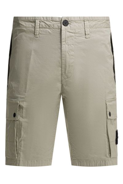 Stone Island Logo Patch Shorts