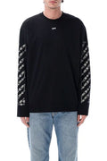 Off-White Chain Araldic Arrow Long Sleeve T-Shirt