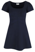 Alexander McQueen Square-Neck Mini Dress