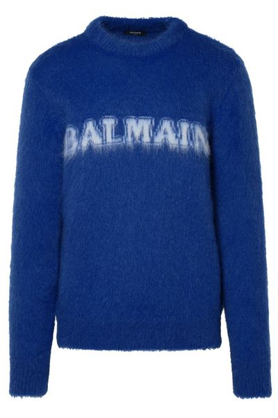 Balmain Retro Brushed Crewneck Jumper
