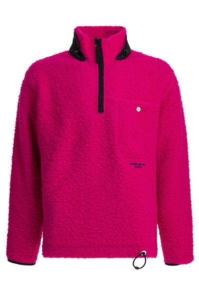 Stone Island Logo Embroidered Drawstring Hem Sweatshirt