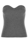 Jil Sander Ribbed Bustier Knitted Top