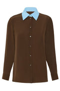 Weekend Max Mara Contrast Collar Shirt
