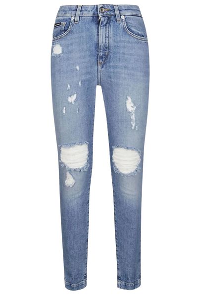 Dolce & Gabbana Audrey Distressed Skinny Jeans