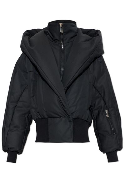 The Attico Quilted Hooded Jacket
