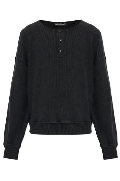 Our Legacy Balloon Henley Sweatshirt