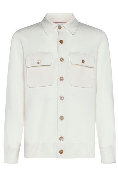 Brunello Cucinelli Patch Pocket Knitted Cardigan
