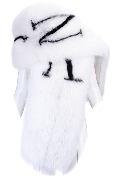 Valentino Logo Detailed Hooded Cape