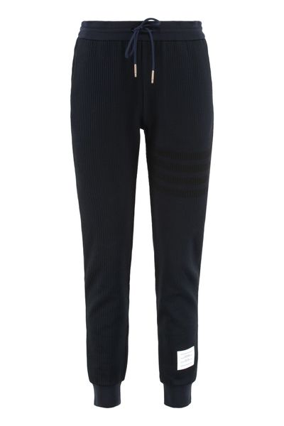 Thom Browne Seersucker Drawstring Track Pants