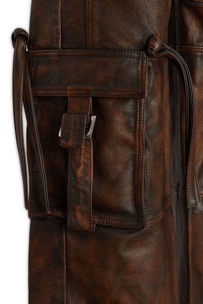 ANDREĀDAMO Andrea Adamo Multi-Pocket Strap Detail Pants